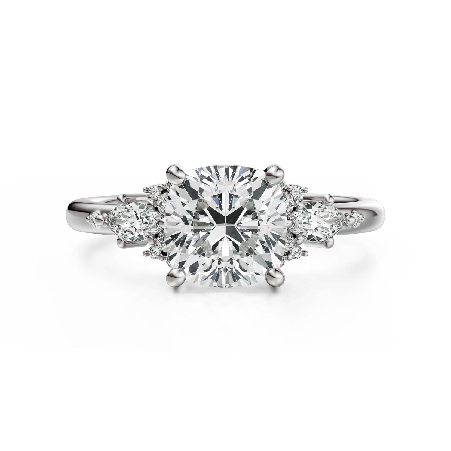 The Ascendant Ring | Cushion - Lavender Creek Gems 