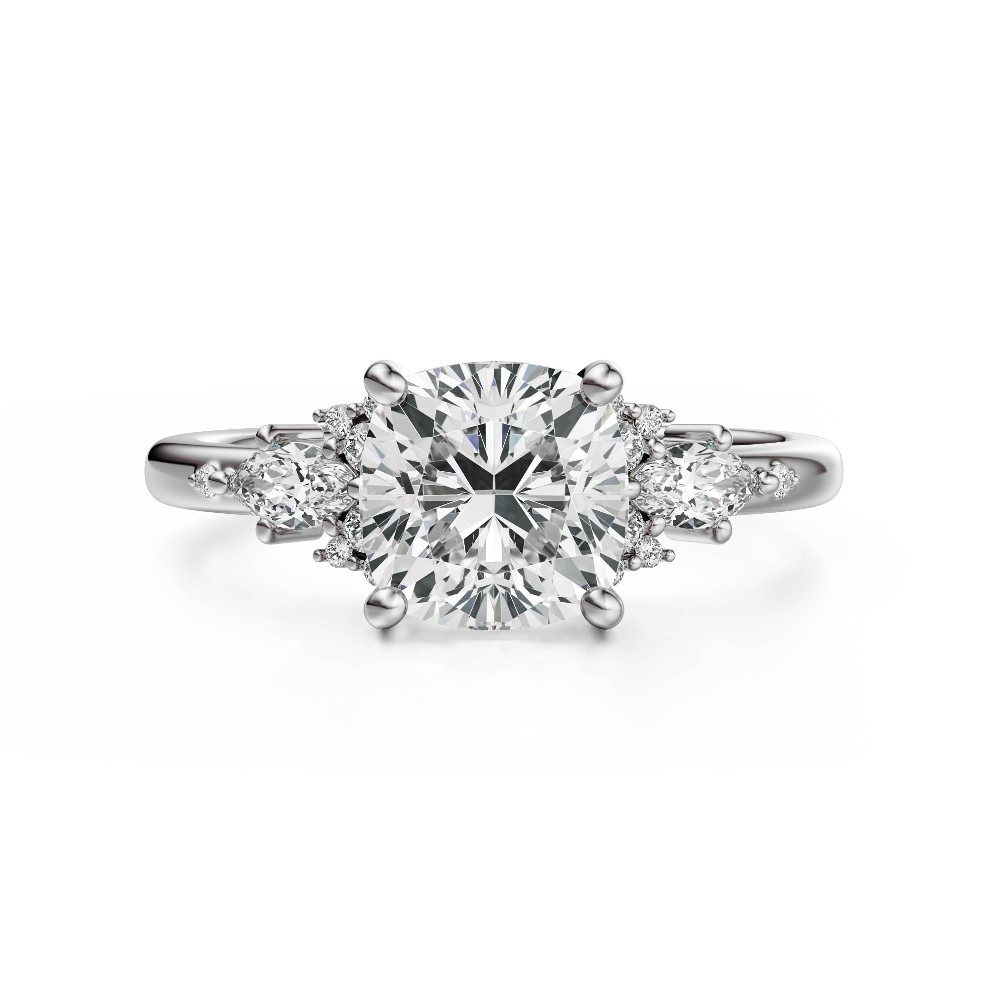 The Ascendant Ring | Cushion - Lavender Creek Gems 