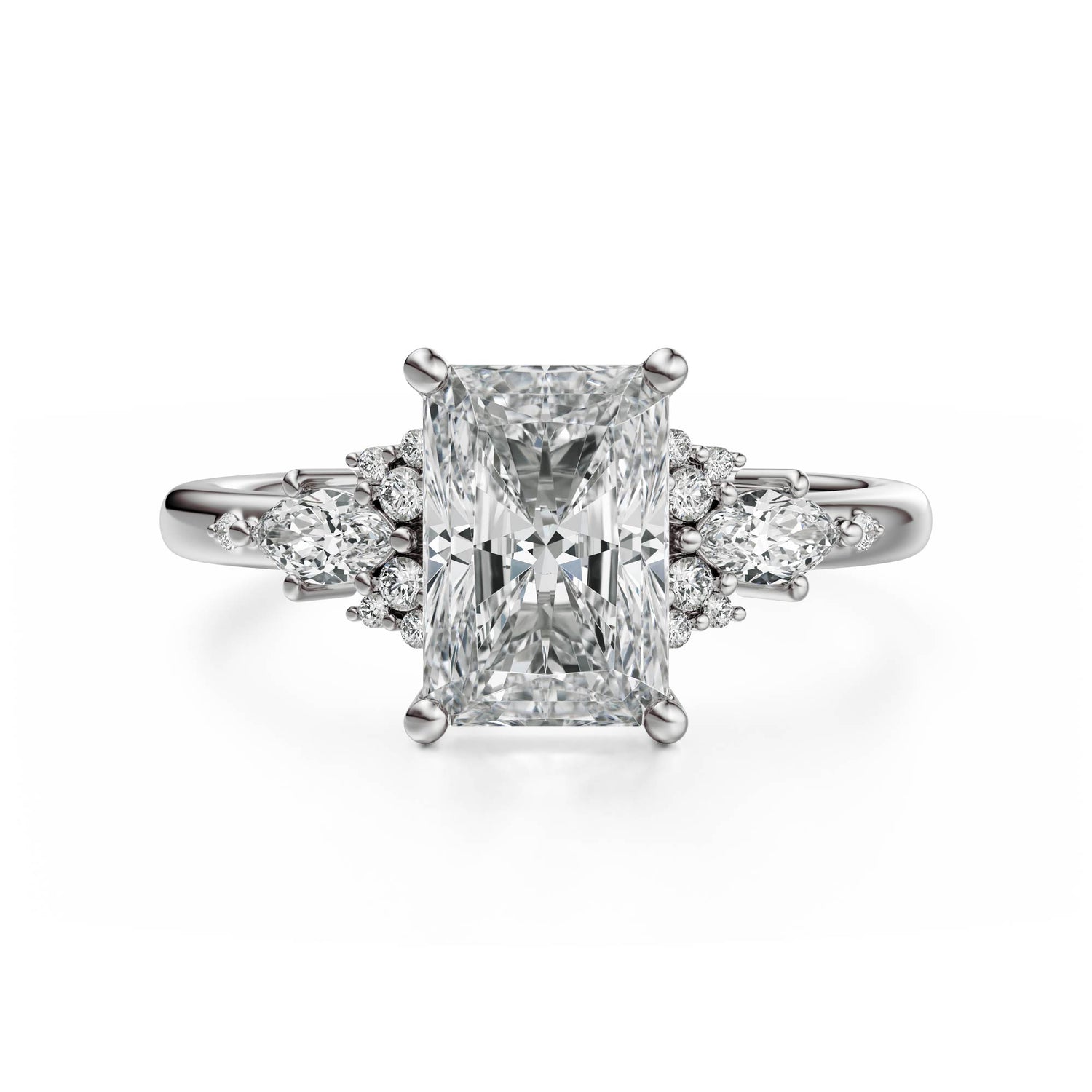 The Ascendant Ring | Radiant - Lavender Creek Gems 