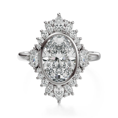 The Ethereal Ring | Oval | Setting Only