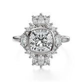 The Ethereal Ring | Cushion | Setting Only - Lavender Creek Gems 