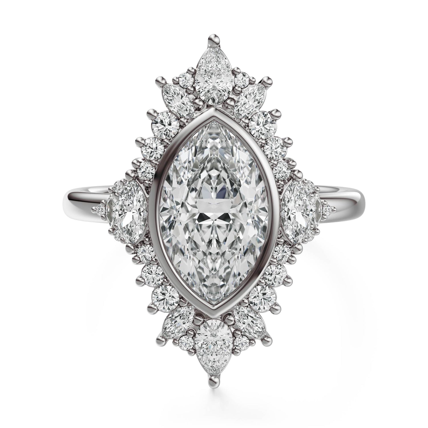 The Ethereal Ring | Marquise | Setting Only