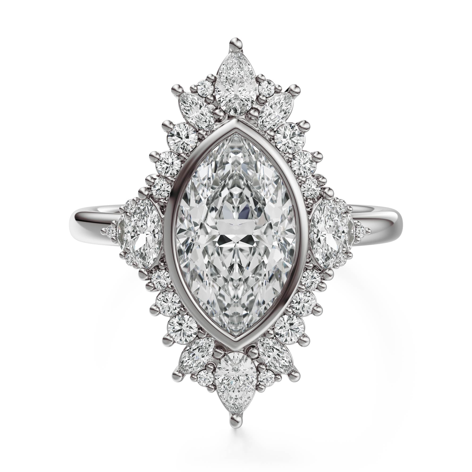 The Ethereal Ring | Marquise | Setting Only