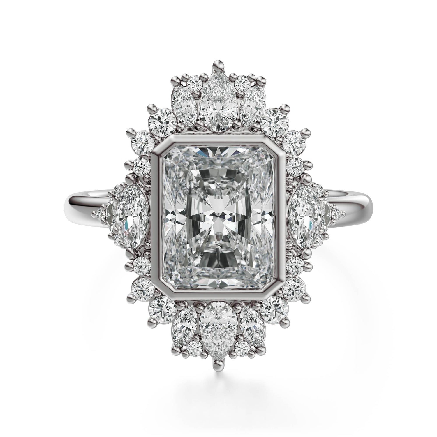 The Ethereal Ring | Radiant | Setting Only