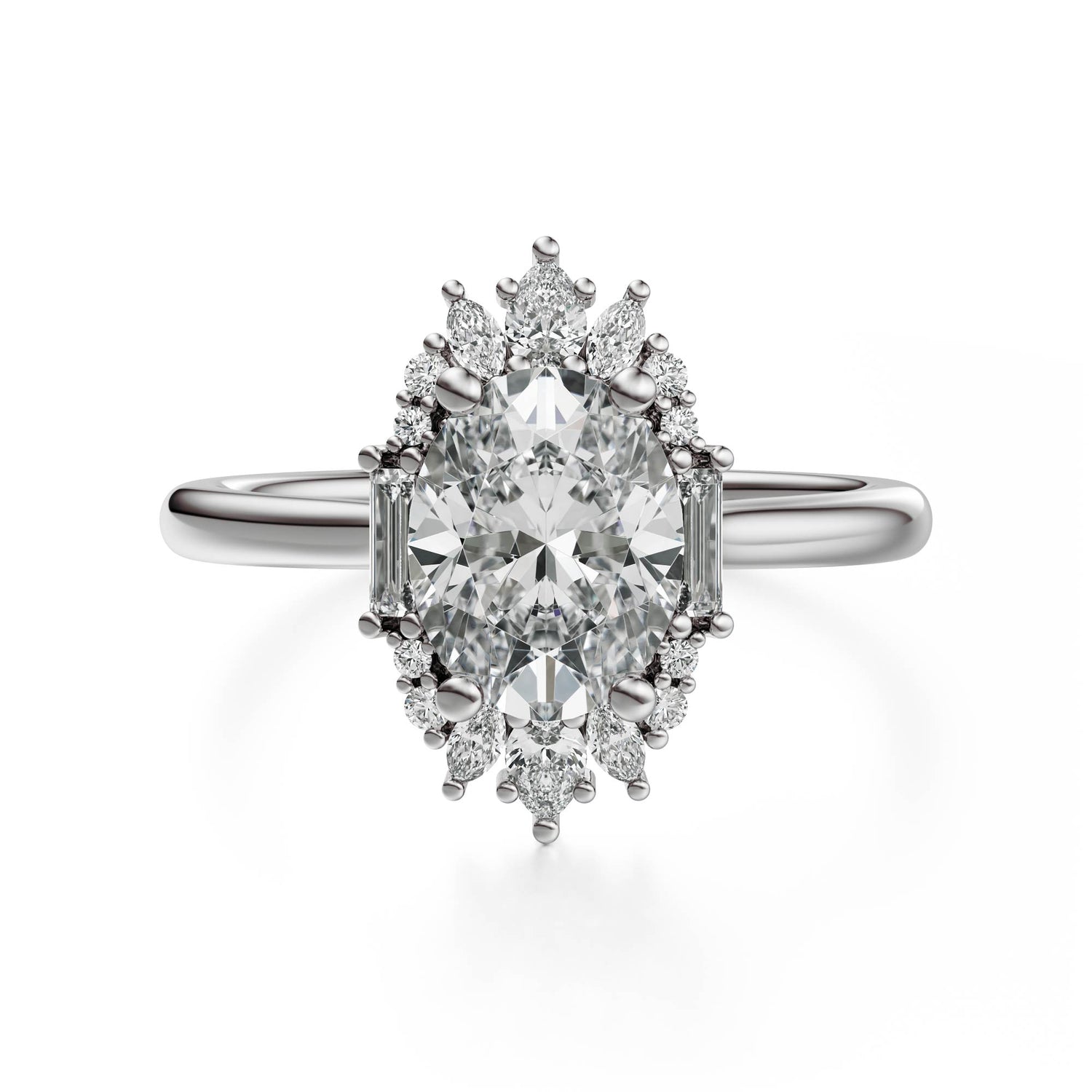 The Georgia Ring | Oval | Setting Only