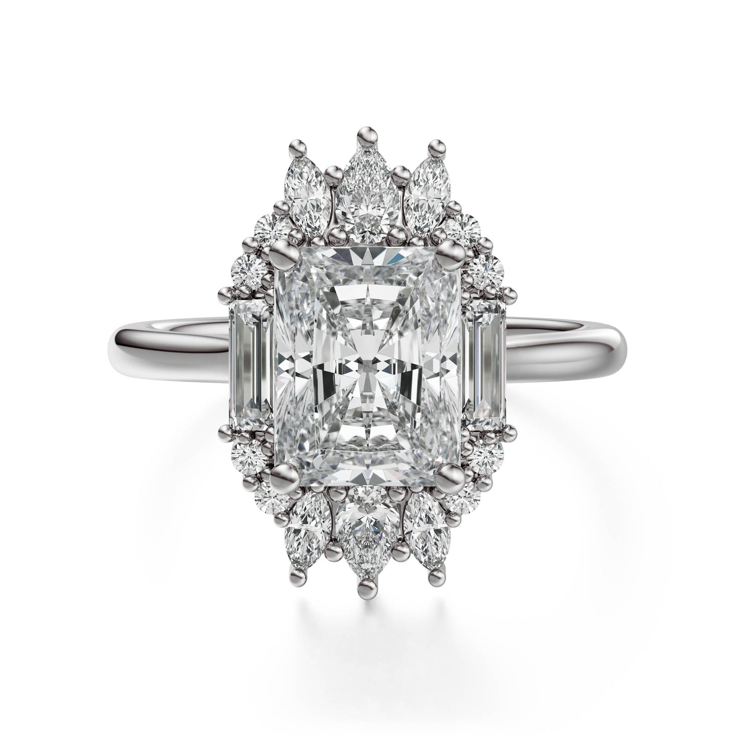 The Georgia Ring | Radiant | Setting Only