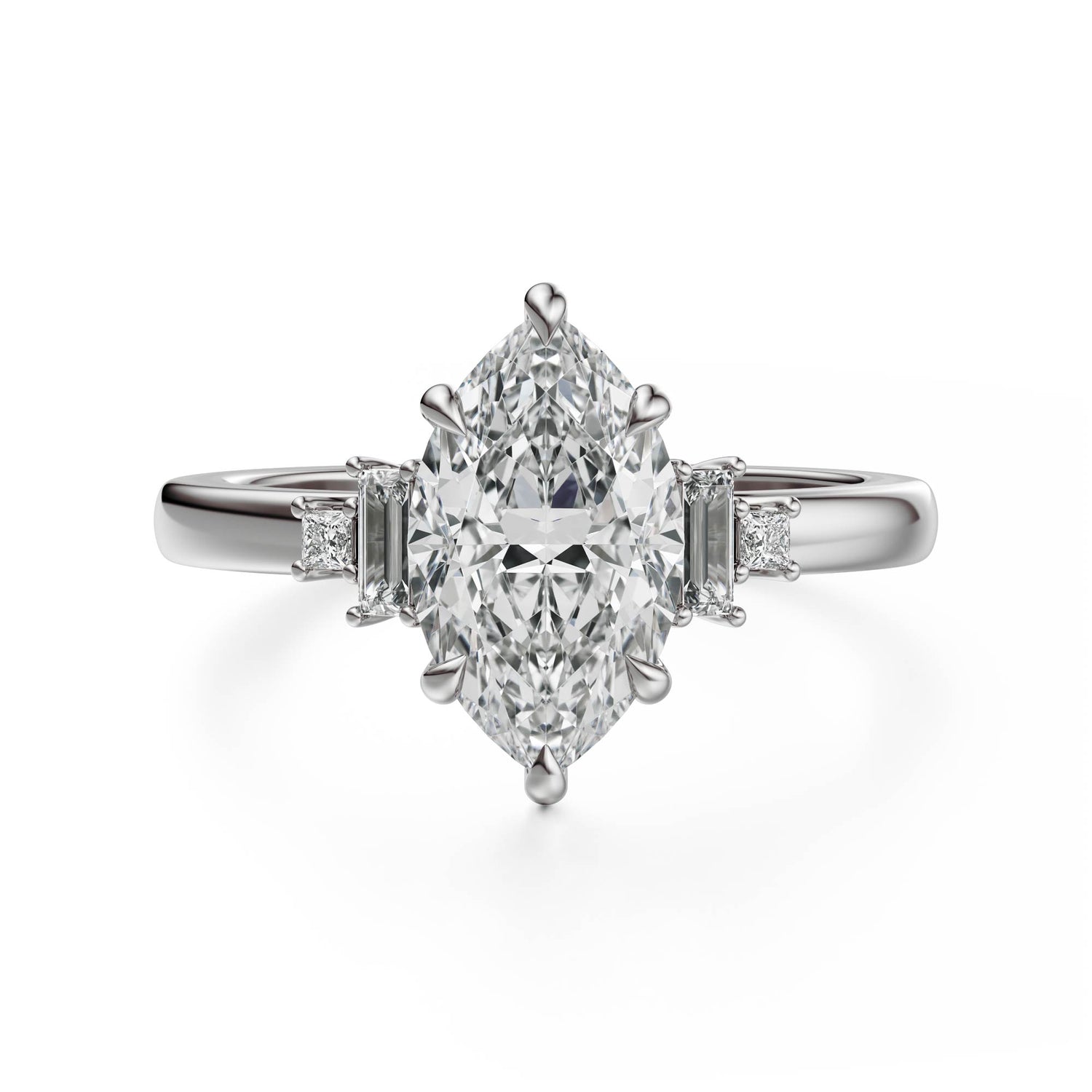 The Elevated Mira Ring | Marquise | Setting Only