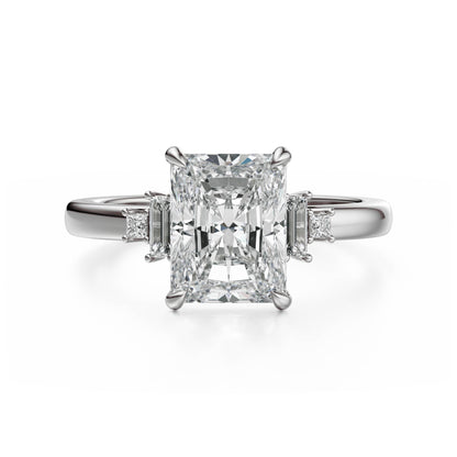 The Elevated Mira Ring | Radiant | Setting Only