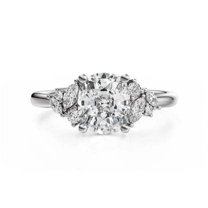 The Laurel Ring | Elongated Cushion