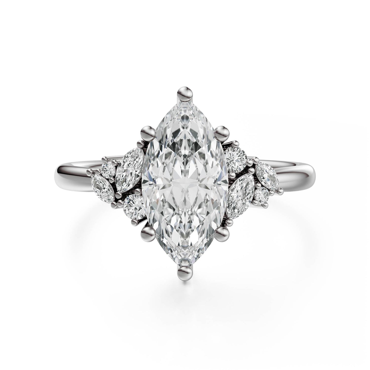 The Laurel Ring | Marquise