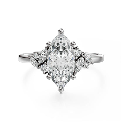 The Laurel Ring | Marquise
