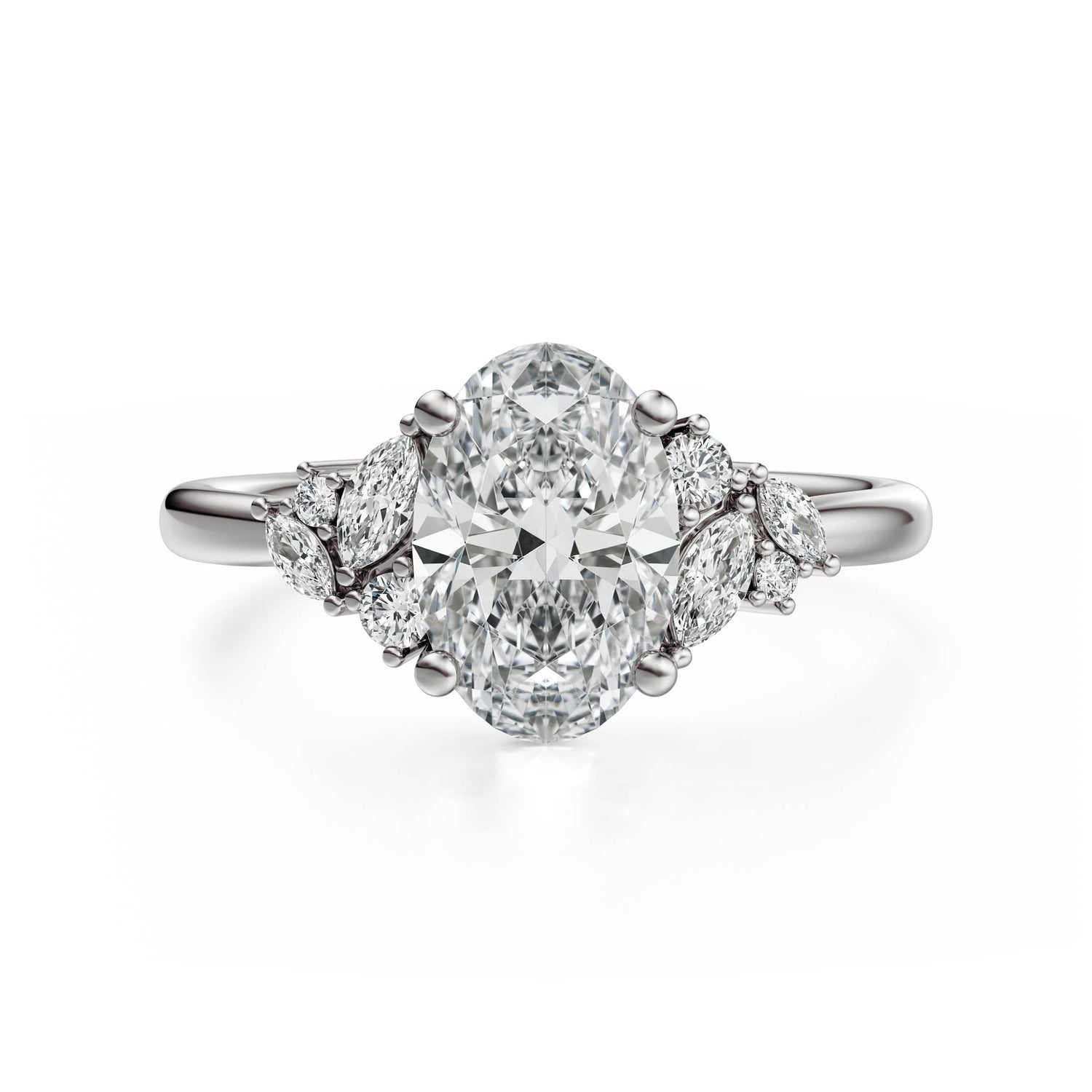 The Laurel Ring | Oval