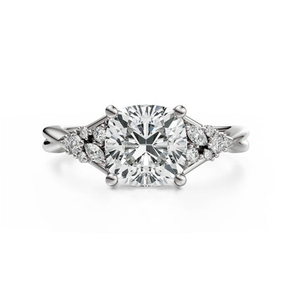 The Lyria Ring | Cushion | Setting Only