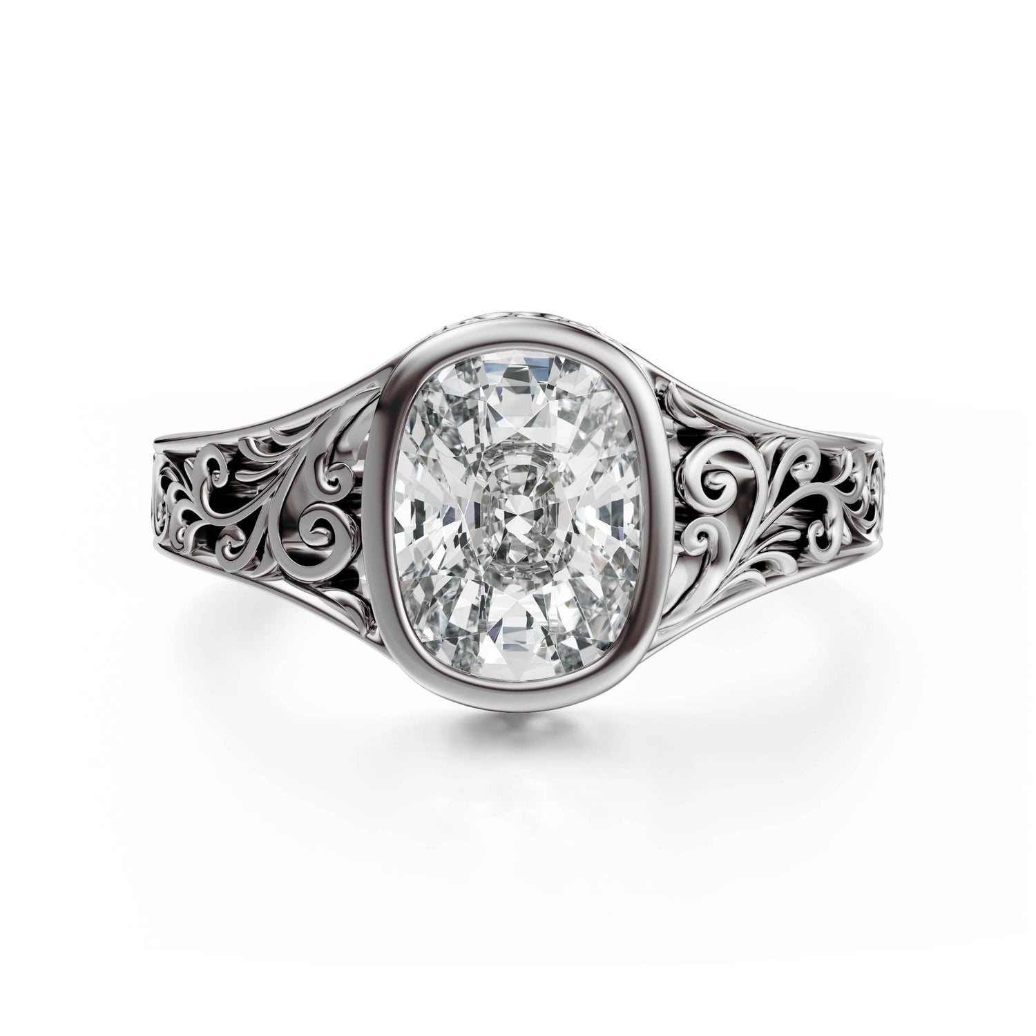 The Endearment Ring | Elongated Cushion - Lavender Creek Gems 