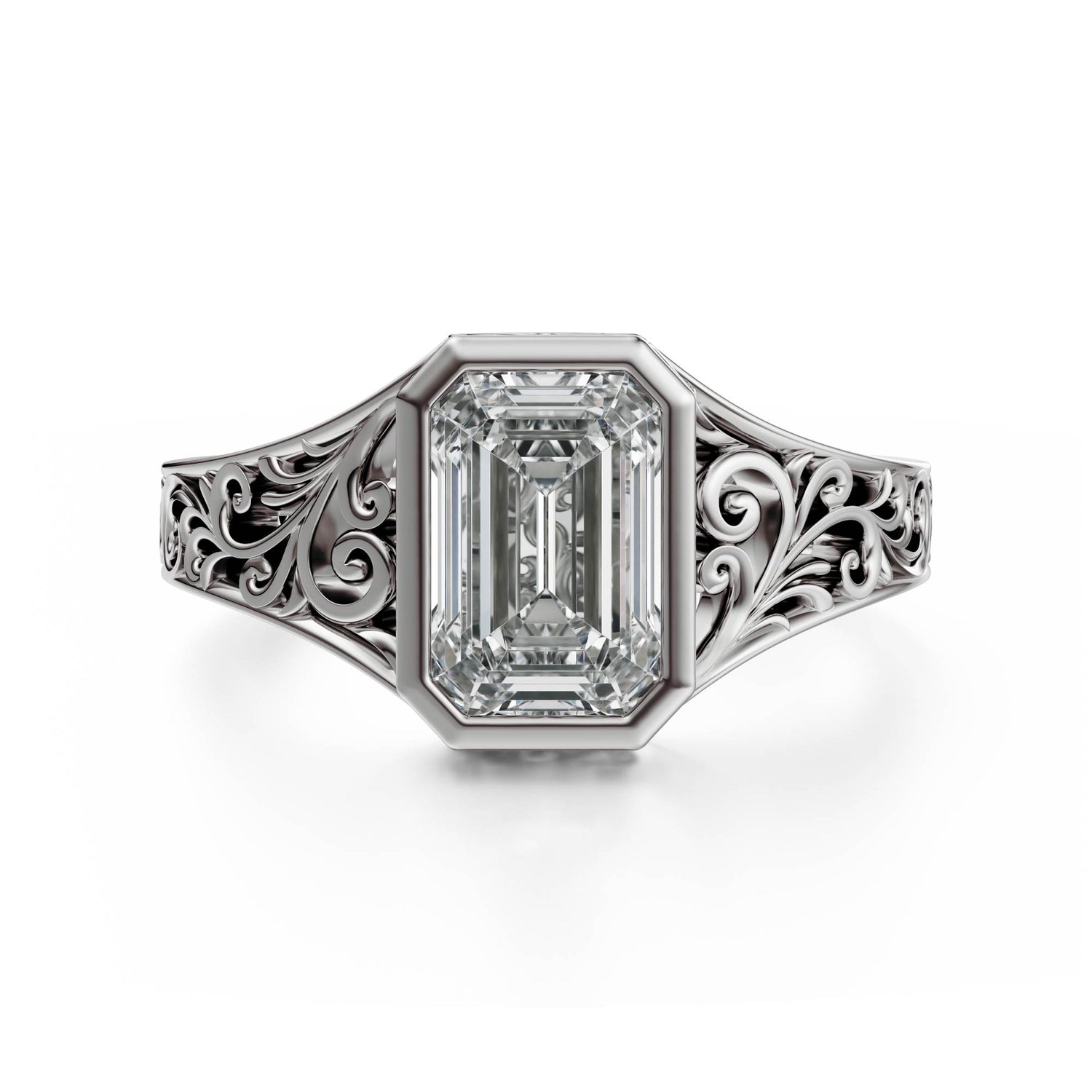 The Endearment Ring | Emerald Cut - Lavender Creek Gems 