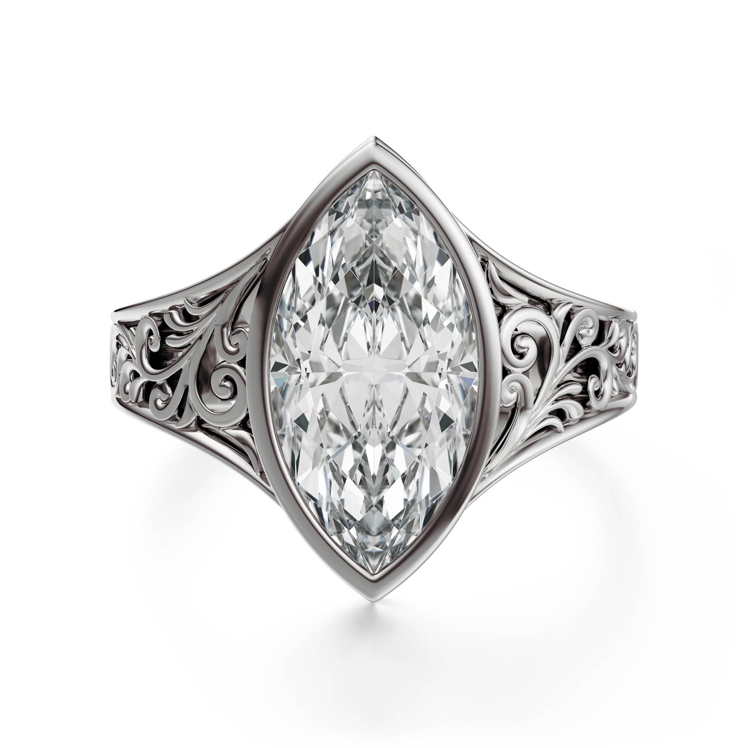 The Endearment Ring | Marquise - Lavender Creek Gems 