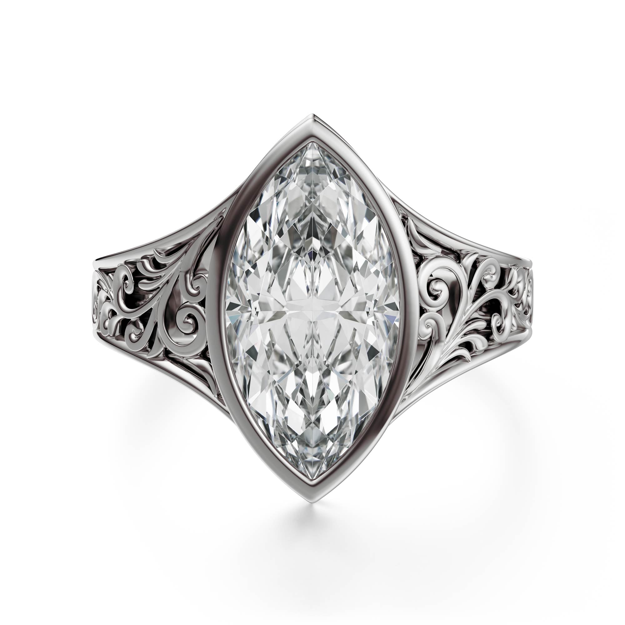 The Endearment Ring | Marquise - Lavender Creek Gems 