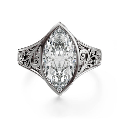 The Endearment Ring | Marquise - Lavender Creek Gems 