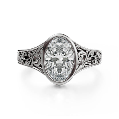 The Endearment Ring | Oval - Lavender Creek Gems 