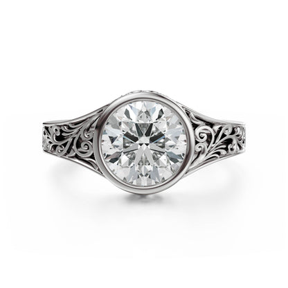 The Endearment Ring | Round - Lavender Creek Gems 