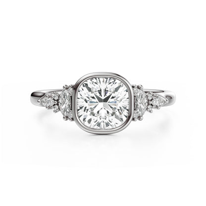 The Bezel Maeve Ring | Cushion