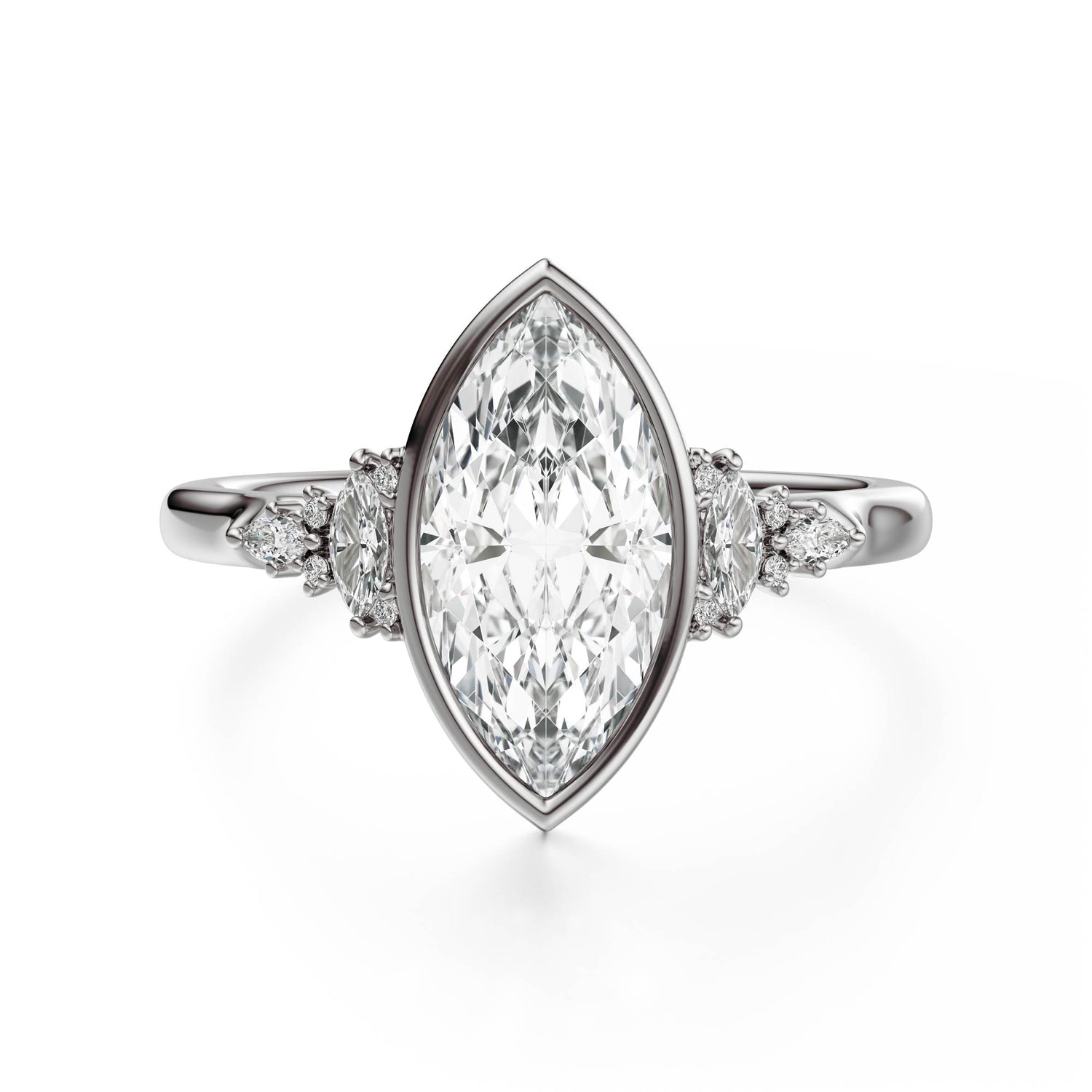 The Bezel Maeve Ring | Marquise