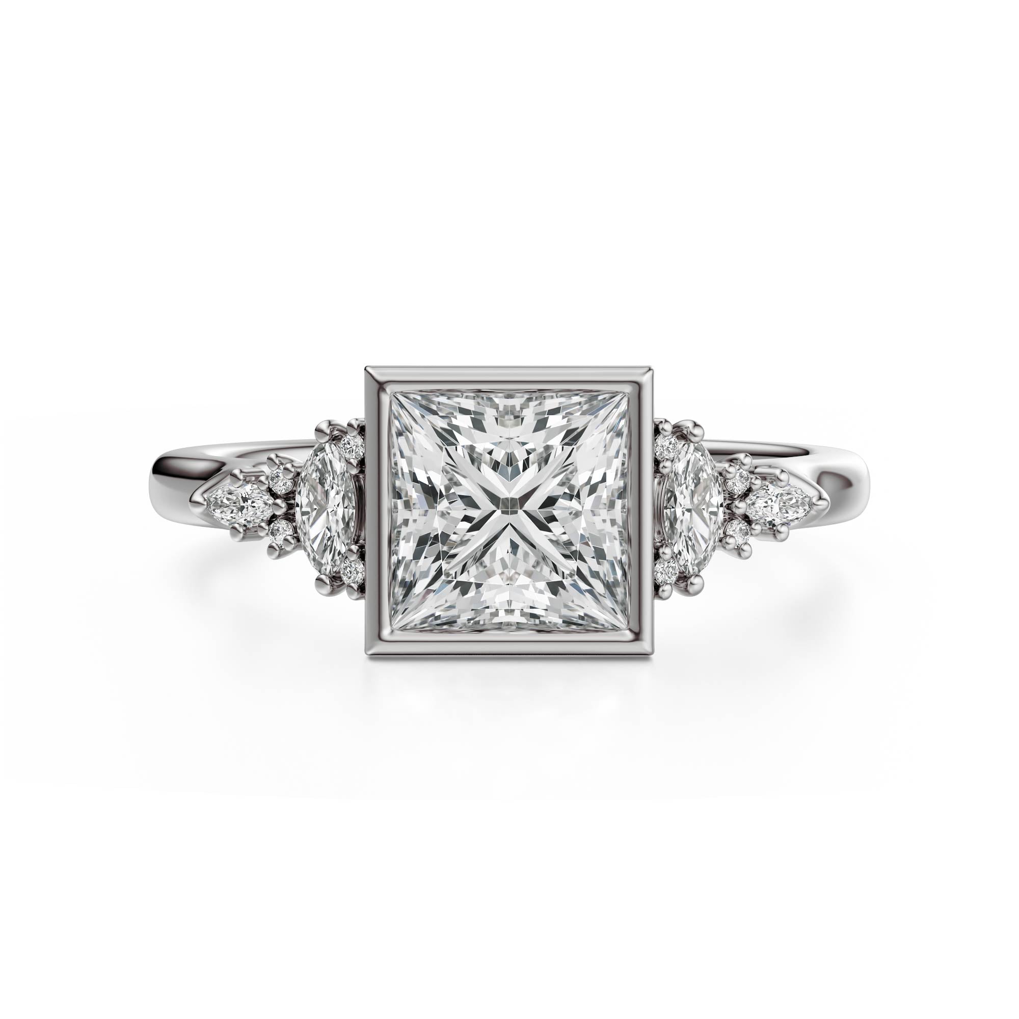The Bezel Maeve Ring | Princess