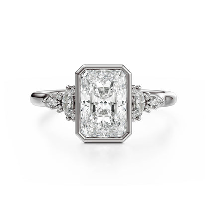 The Bezel Maeve Ring | Radiant | Setting Only