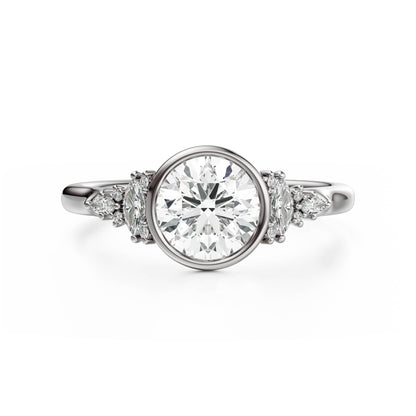 The Bezel Maeve Ring | Round | Setting Only