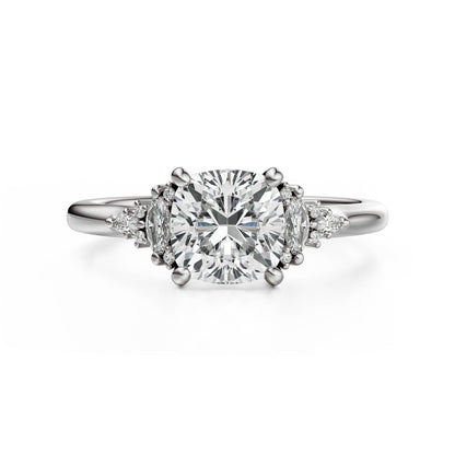 The Low Maeve Ring | Cushion | Setting Only