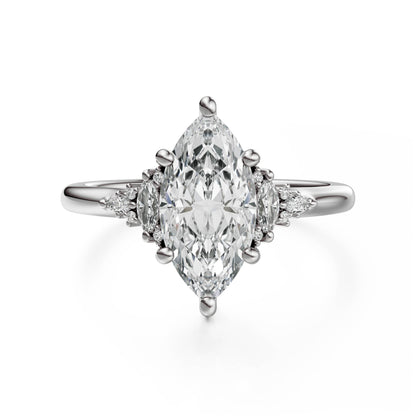 The Low Maeve Ring | Marquise