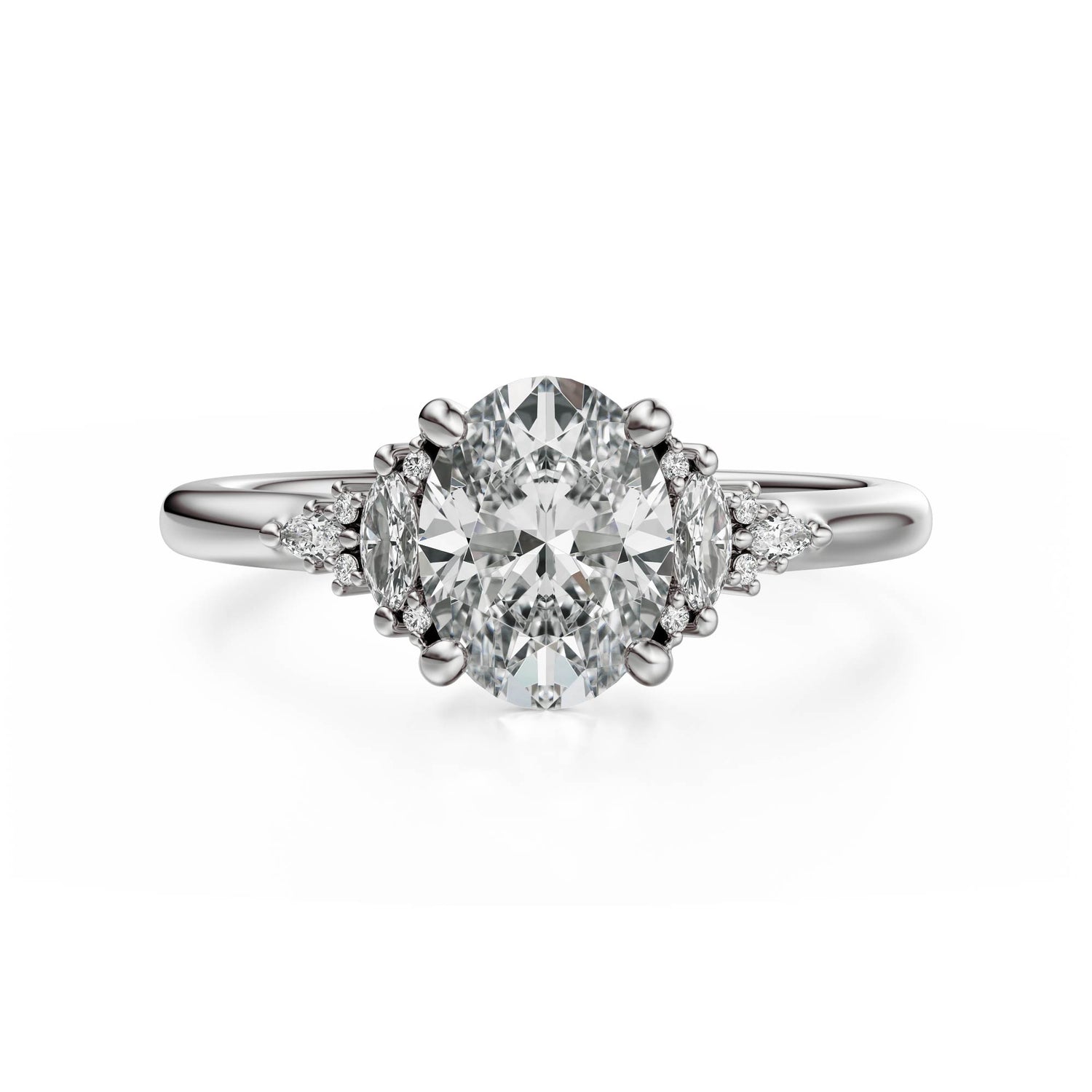 The Low Maeve Ring | Oval
