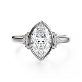 The Bezel Maren Ring | Marquise - Lavender Creek Gems 