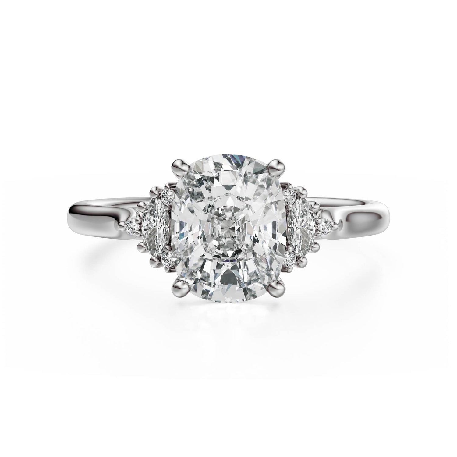 The Maren Ring | Elongated Cushion | Setting Only