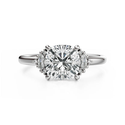 The Low Maren Ring | Cushion | Setting Only