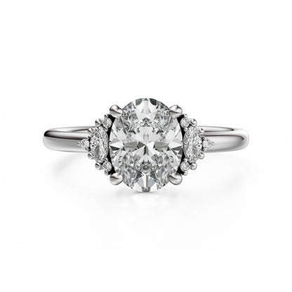 The Low Maren Ring | Oval | Setting Only