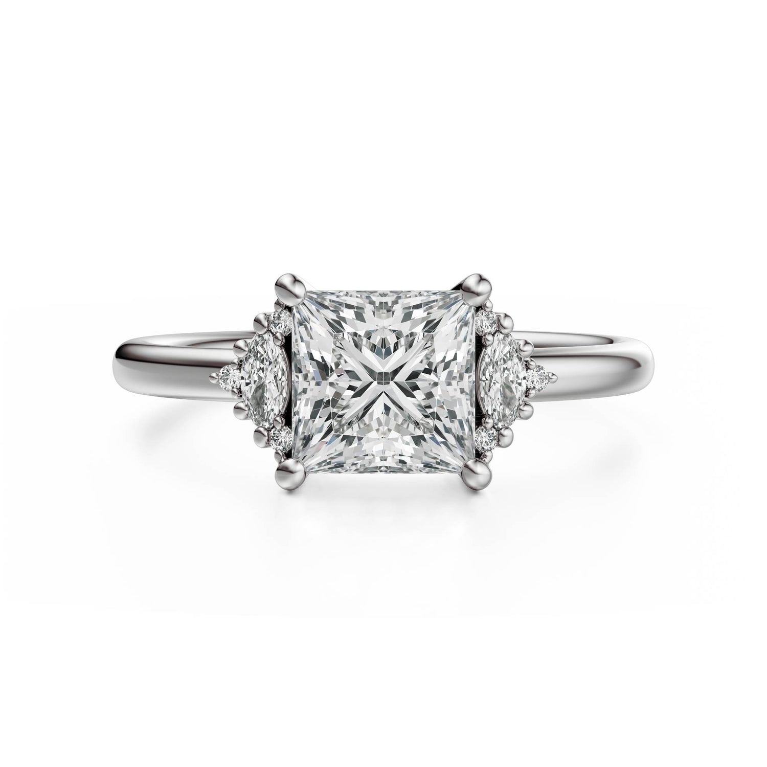 The Low Maren Ring | Princess | Setting Only