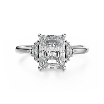 The Low Maren Ring | Radiant | Setting Only