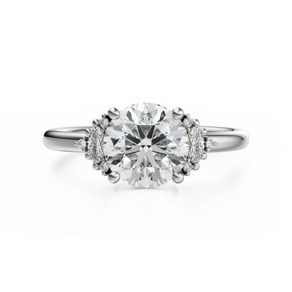 The Low Maren Ring | Round | Setting Only