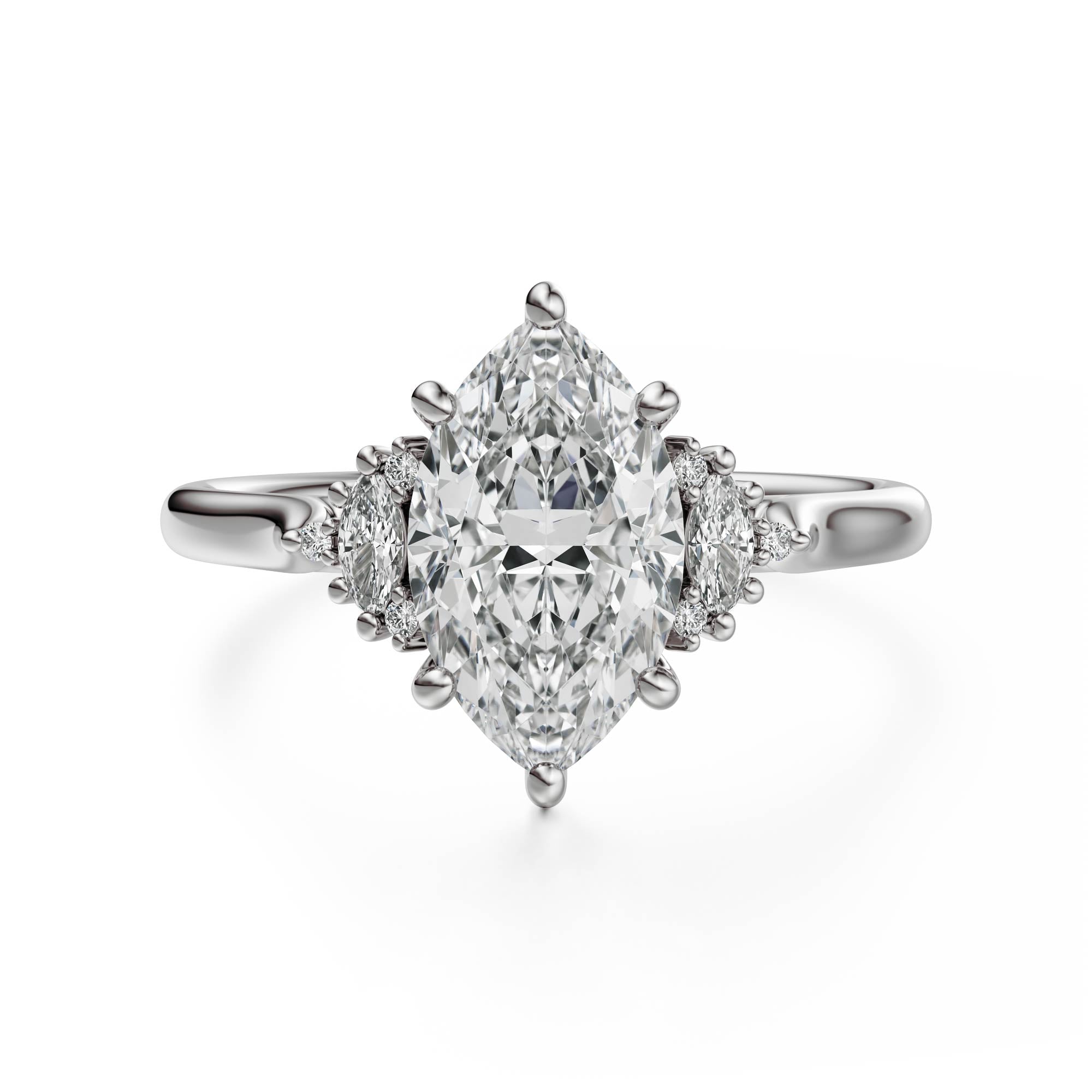 The Maren Ring | Marquise | Setting Only