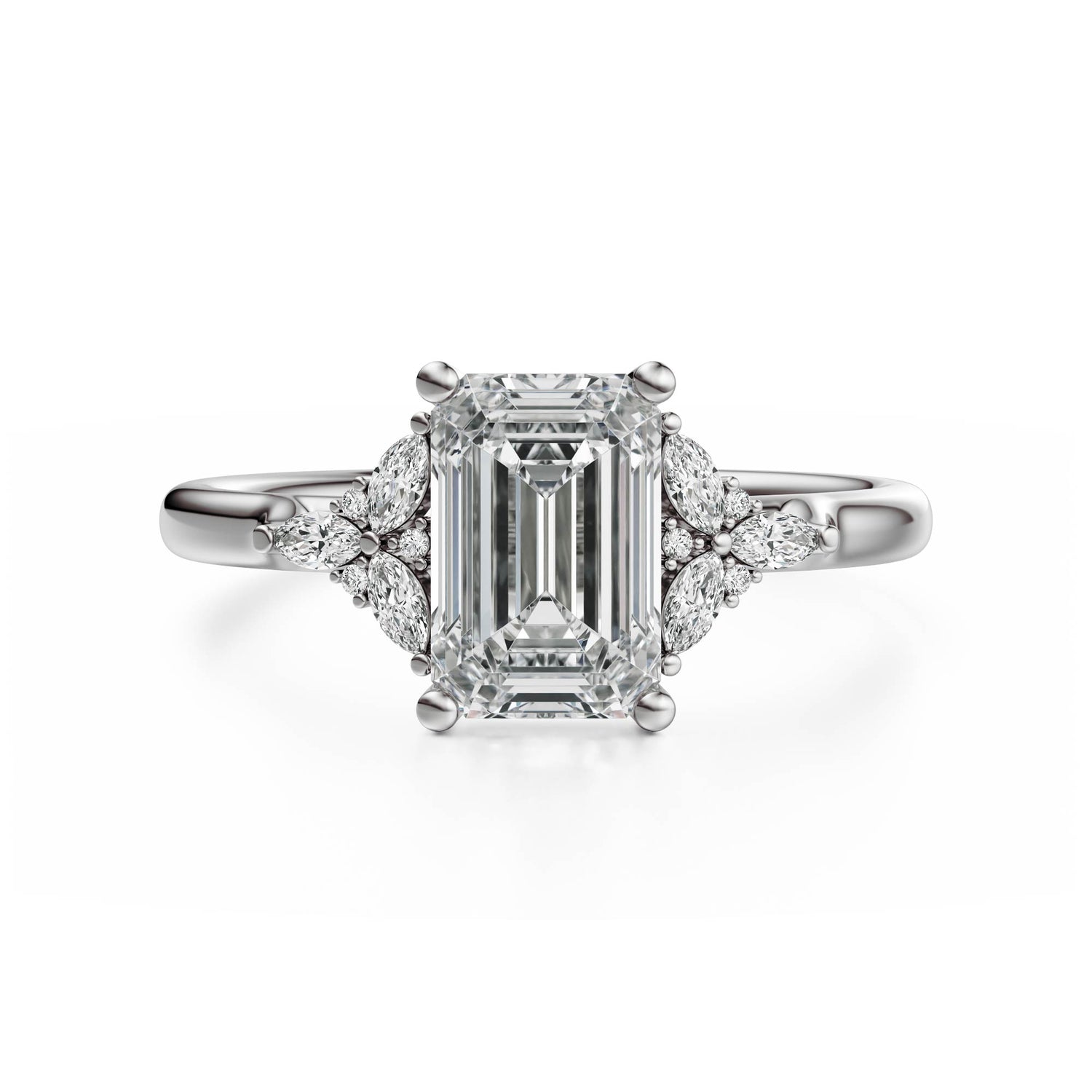 The Meadow Ring | Emerald Cut - Lavender Creek Gems 