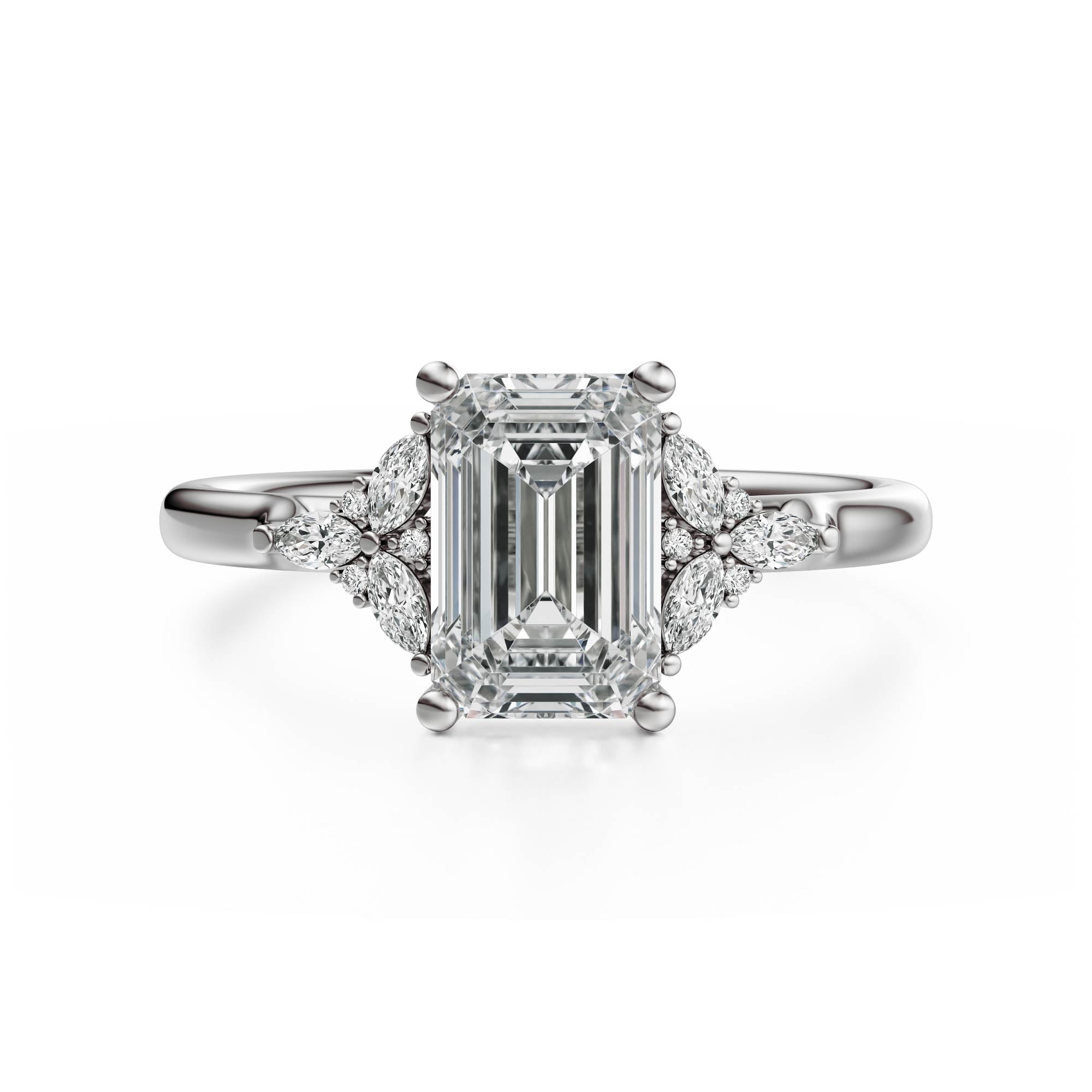 The Meadow Ring | Emerald Cut - Lavender Creek Gems 