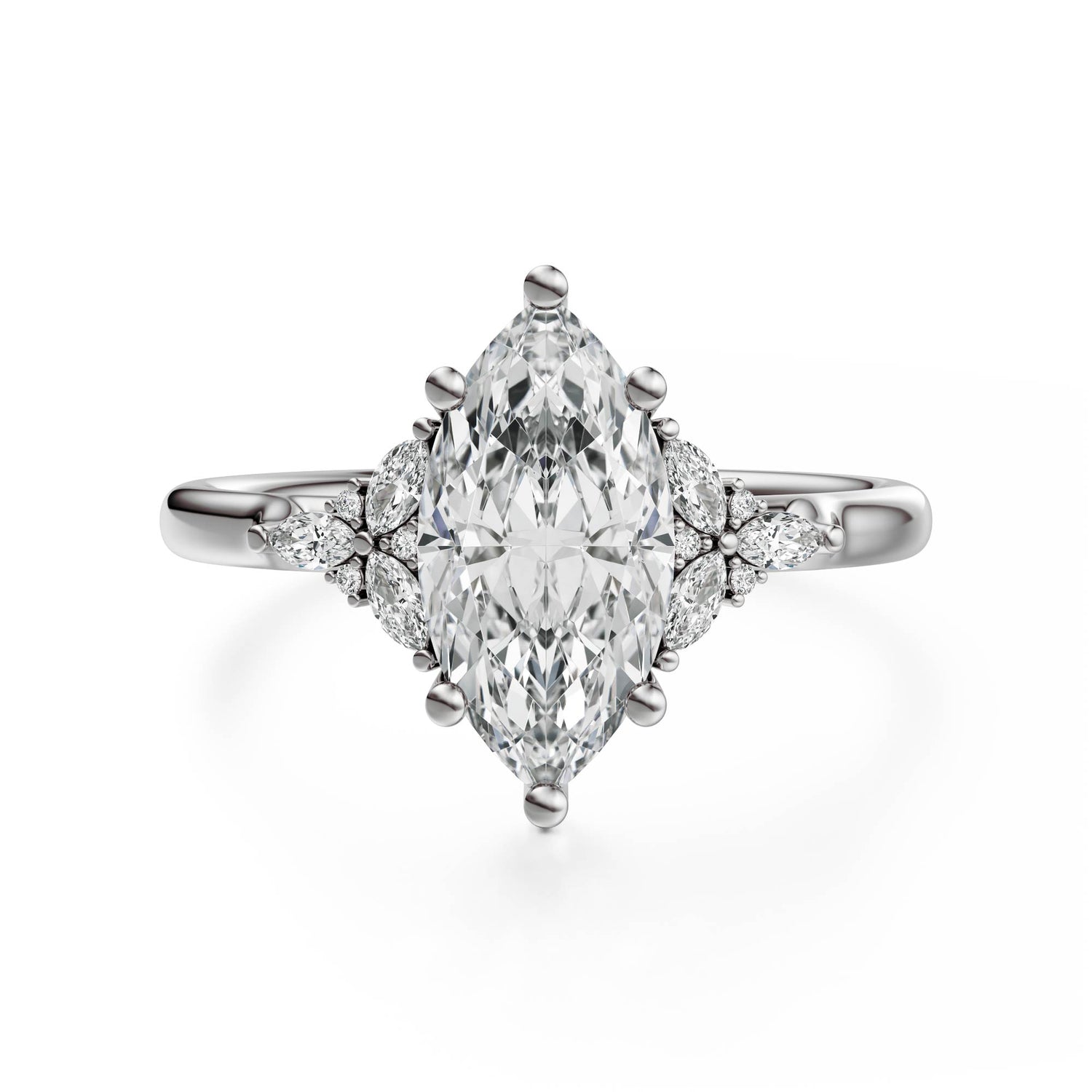 The Meadow Ring | Marquise | Setting Only - Lavender Creek Gems 