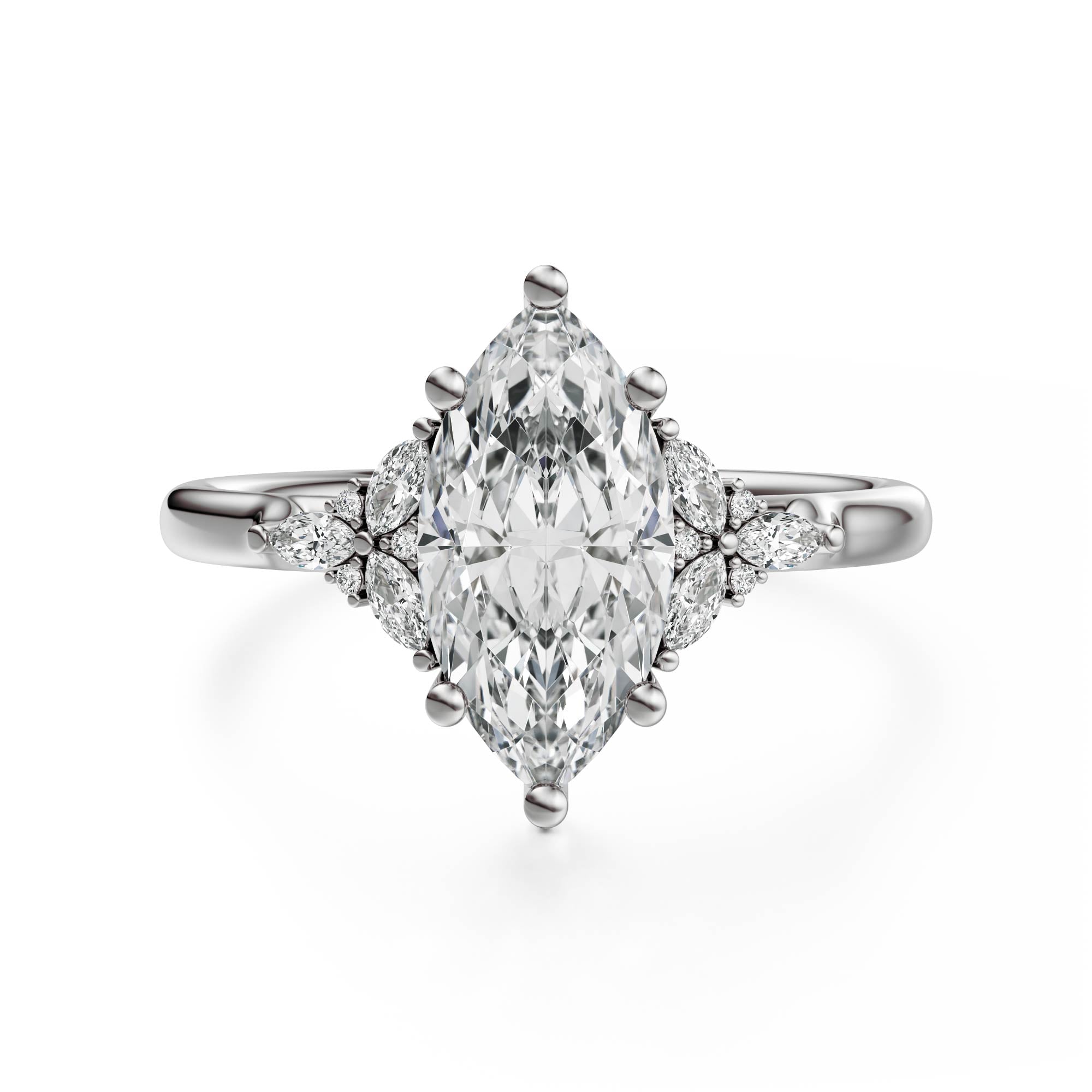 The Meadow Ring | Marquise | Setting Only - Lavender Creek Gems 