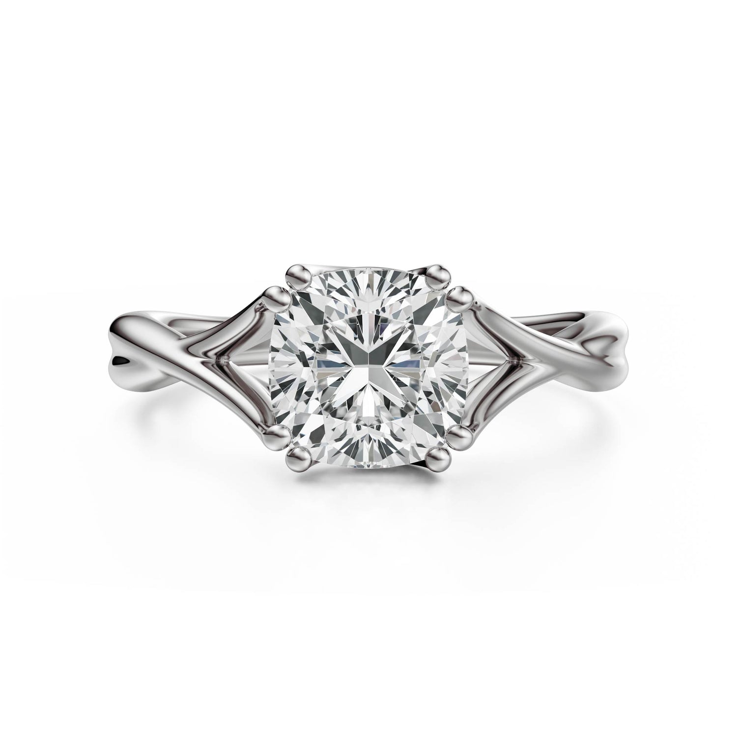 The Entwine Ring | Cushion - Lavender Creek Gems 