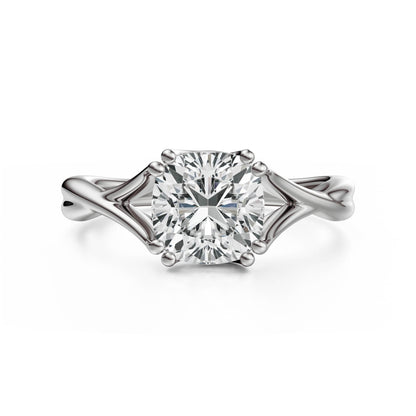 The Entwine Ring | Cushion - Lavender Creek Gems 