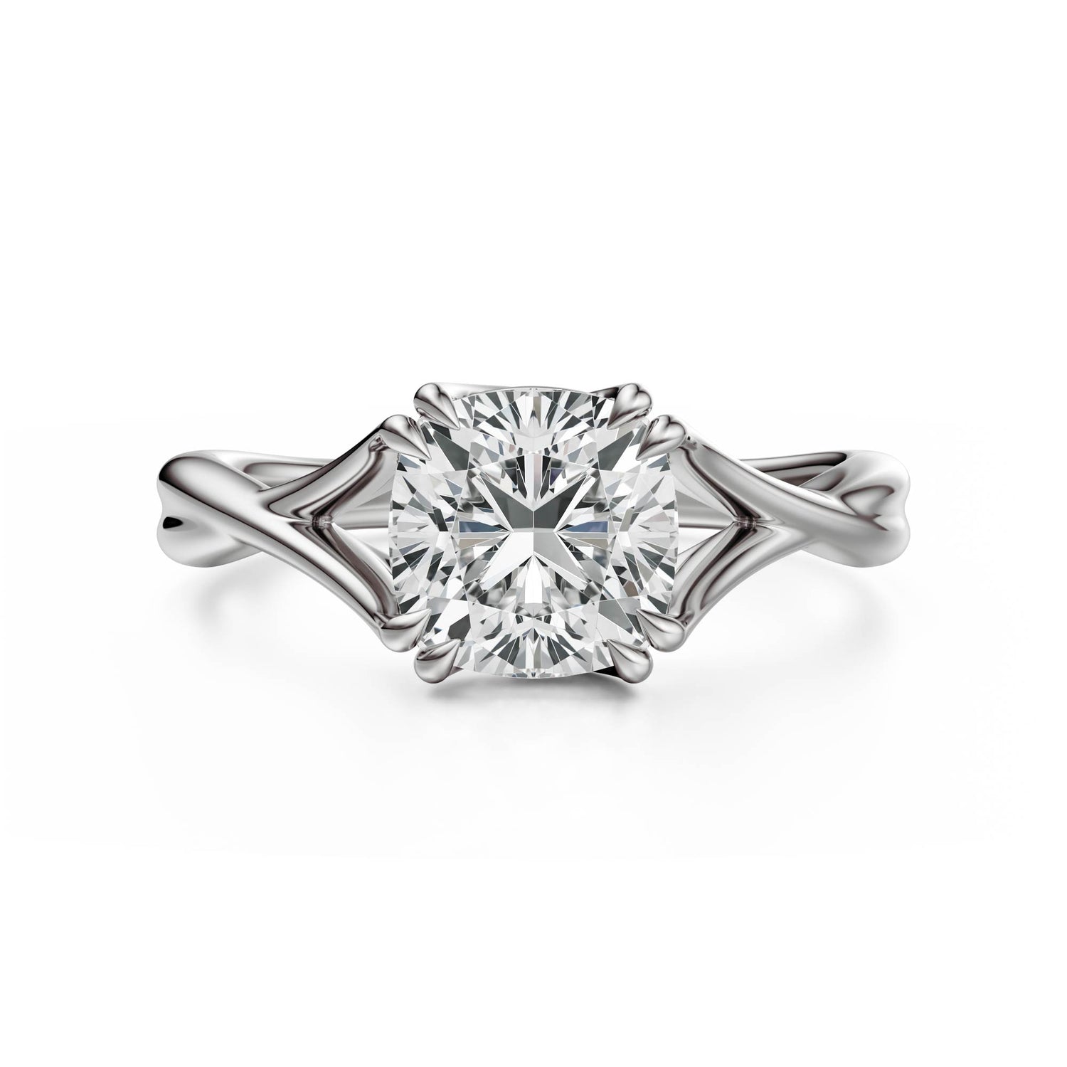 The Entwine Ring | Cushion - Lavender Creek Gems 