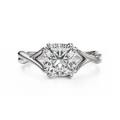 The Entwine Ring | Cushion - Lavender Creek Gems 