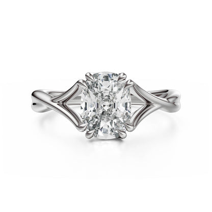 The Entwine Ring | Elongated Cushion - Lavender Creek Gems 