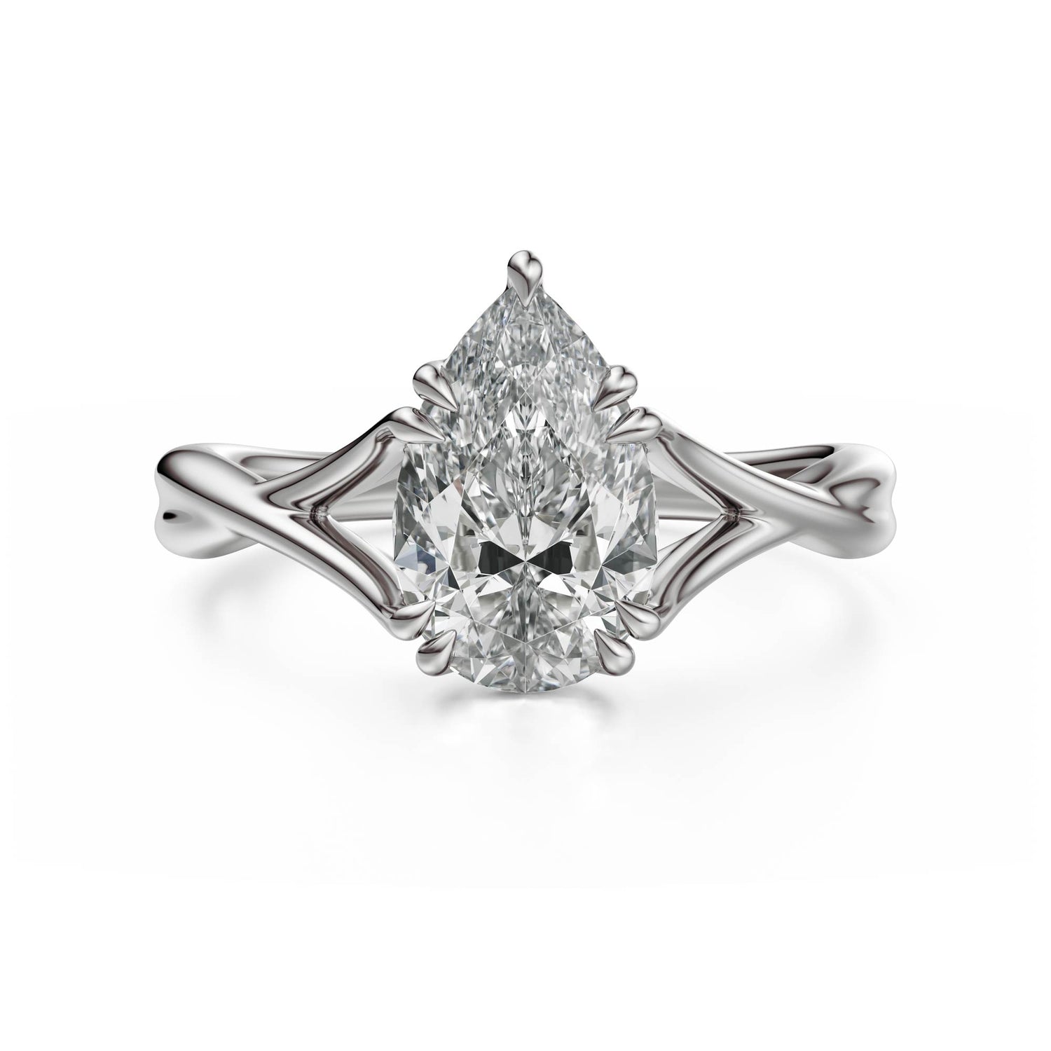 The Entwine Ring | Pear - Lavender Creek Gems 
